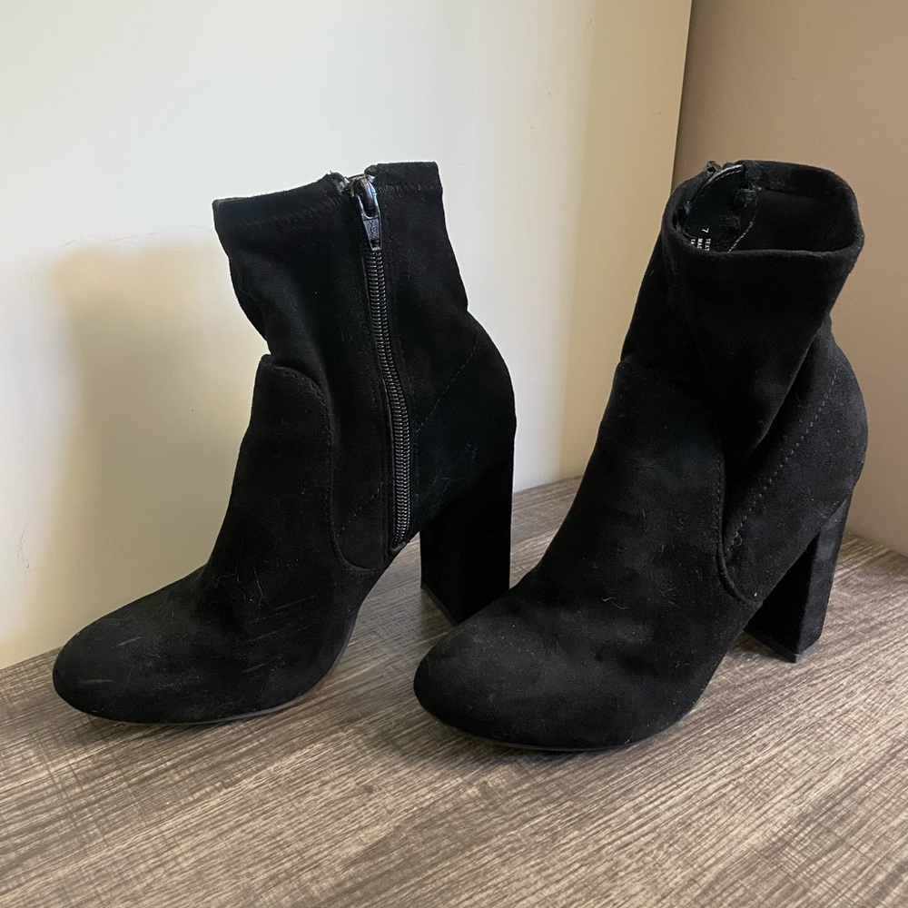 Black ankle boots